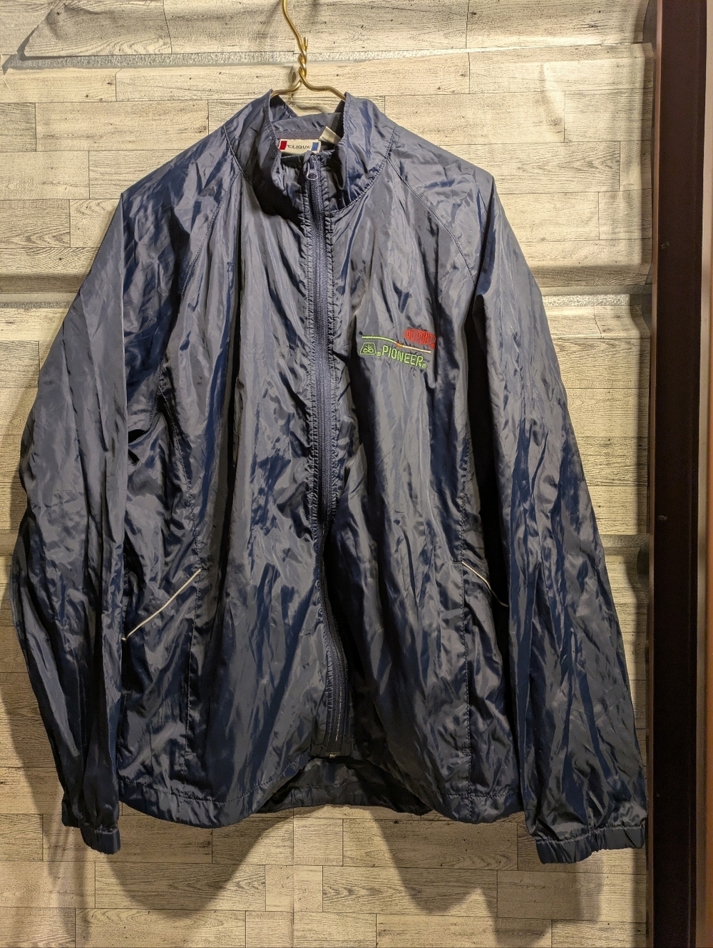 Clique Men's Navy Lightweight Windbreaker Jacket